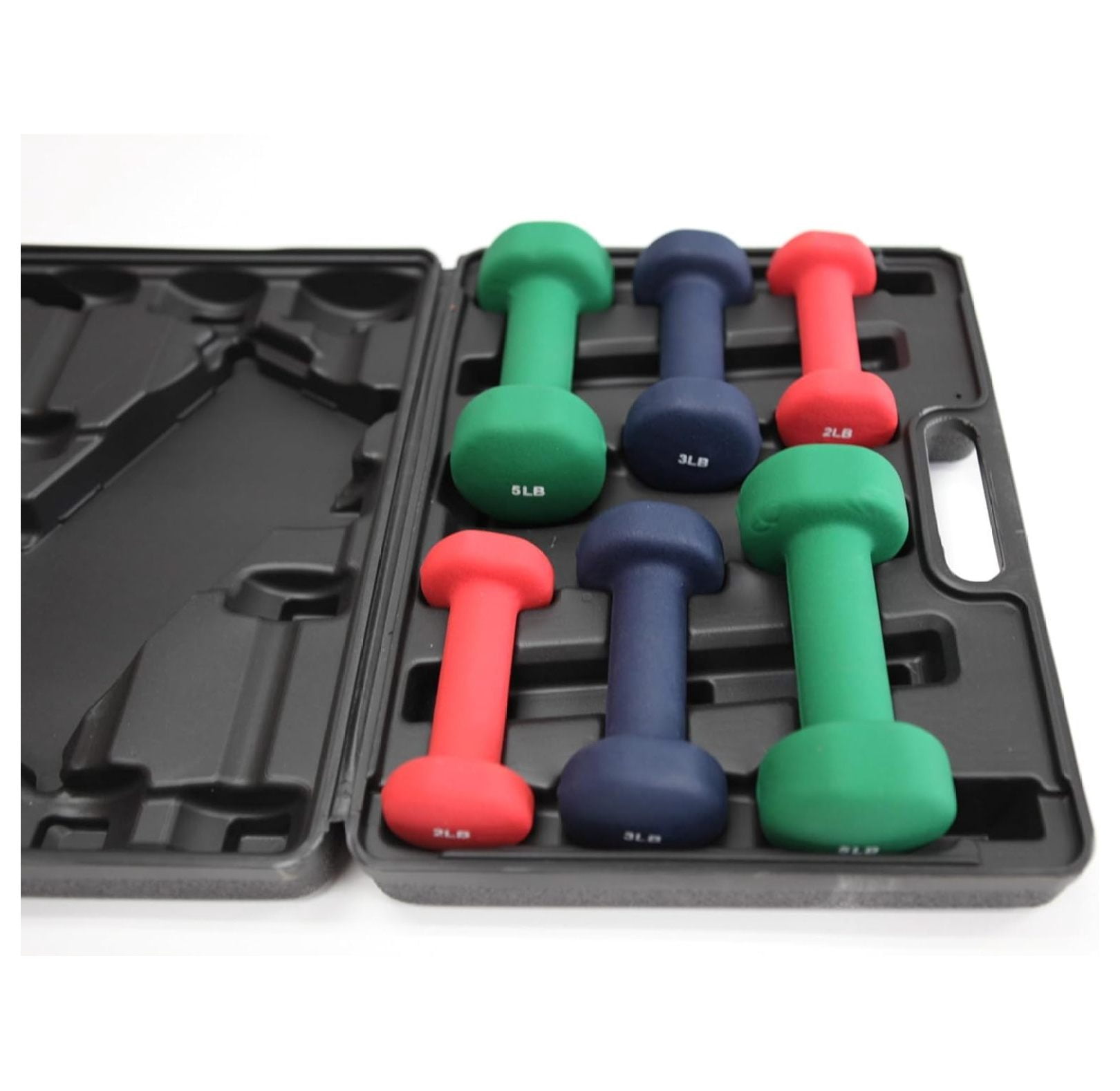 Ader Neoprene Dumbbell Set w/Rack