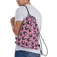 thumbnail image 3 of Kdxio Cute Panda Print Drawstring Backpack Bag,Waterproof Draw String Back Sack, Gym Drawstring Bags Swim Bag For Unisex, 3 of 9