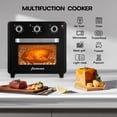 thumbnail image 3 of Panana Horno tostador compacto Airfryer, 1400 W 21 QT con multifunción 6 en 1 y amplio rango de temperatura, horno freidora de aire con temporizador de 60 minutos/apagado automático, horno de encimera, 3 of 5