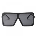 thumbnail image 6 of Alvage Polarized UV Protection Women's Mirrored Fashion Sunglasses, Black, 6 of 8