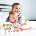 thumbnail image 3 of 5pcs Durable Wooden Toy Puzzle Musical Rattle Instrument for Kids Playing, 3 of 7