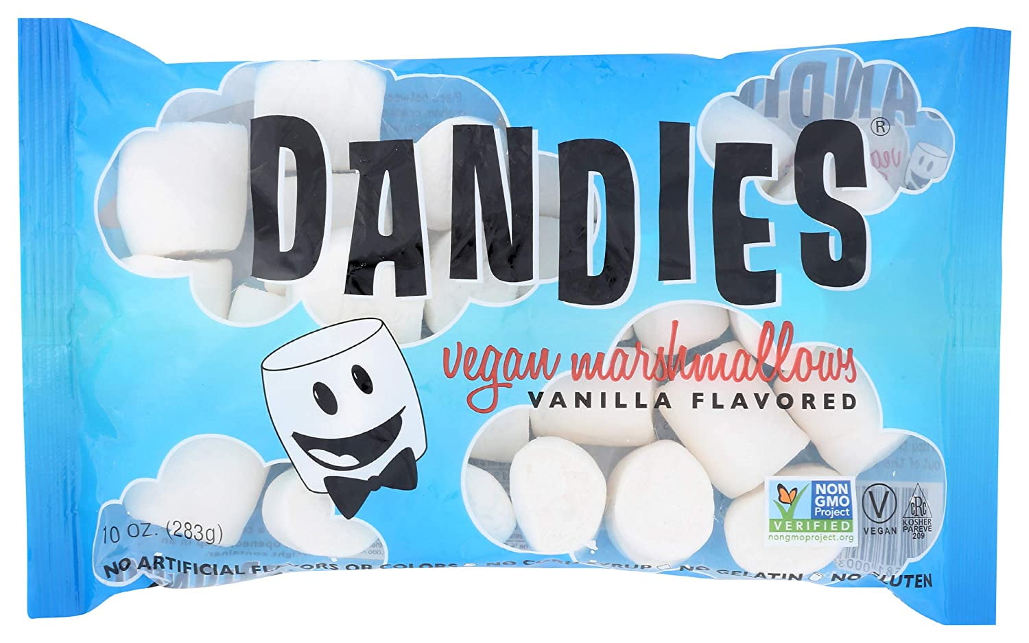 Dandies Air Puffed Marshmallows Classic Vanilla, 10 Oz