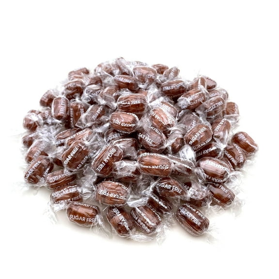 Sugar Free Root Beer Barrels 16 OZ- Hard Candy, Individually Wrapped, Bulk Pack 1Lb