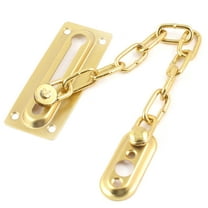 Uxcell Hotel Security Hardware Door Locking Chain Guard Gold Tone