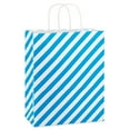 thumbnail image 4 of Hallmark Large Gift Bag (Blue and White Diagonal Stripe), 4 of 7