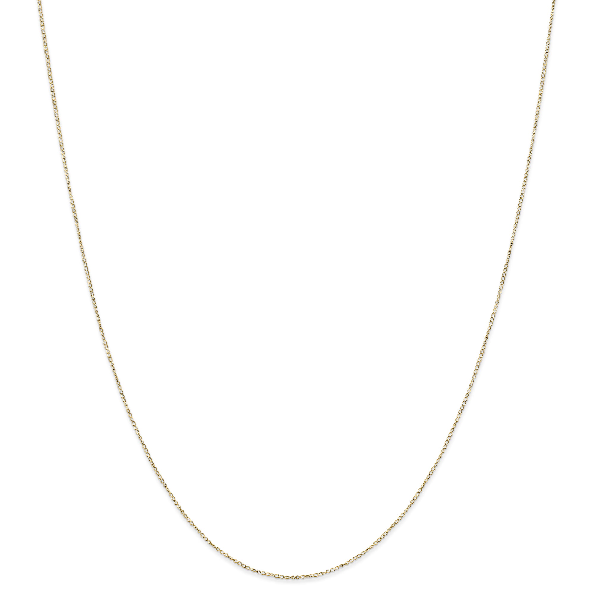 14k Yellow Gold House Pendant on a 14K Yellow Gold Rope Box or Curb Chain Necklace