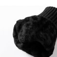 thumbnail image 5 of FRSASU Touch Screen Cable Knit Winter Gloves for Men Ribbed Cuff Warm thermal Texting Gloves for Driving Running Daily Outdoor Black, 5 of 7