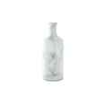 thumbnail image 2 of CC Home Furnishings 15.5" White and Gray Smoke Glass Tabletop Vase, 2 of 2