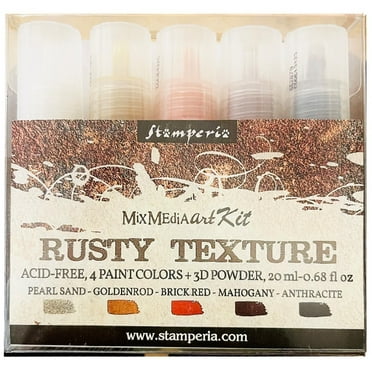 Stamperia Texture Paints 20ml 5/Pkg-Rusty