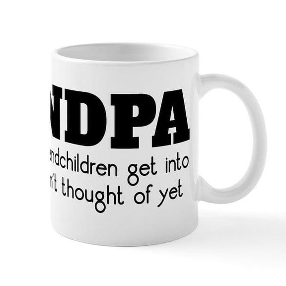 CafePress - Grandpa Mischief - 11 oz Ceramic Mug - Novelty Coffee Tea Cup