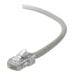 Belkin patch cable - 4 ft - gray - B2B