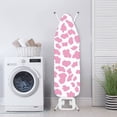 thumbnail image 3 of SEANATIVE Cow Print Ironing Board Cover Heat-Reflective Fabric Pad Pink Ironing Board Replacement Covers, Washable Scorch Resistant Ironing Board Protector Ironing Board Accessories, 3 of 6