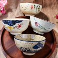 thumbnail image 2 of Juego de cuencos para arroz y sushi Whitenesser Japanese Ceramic, 320 ml, paquete de 4, 2 of 7