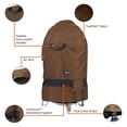 thumbnail image 4 of Classic Accessories Elkridge Water-Resistant 24 Inch Round Smoker Grill Cover, 4 of 6