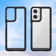 thumbnail image 2 of Case for Moto G35 5G,Moto G35 5G Case,Transparent TPU+PC Acrylic Protective Military Grade  Heavy Duty Shockproof Protection Phone Case for Motorola Moto G35 5G (Black), 2 of 16