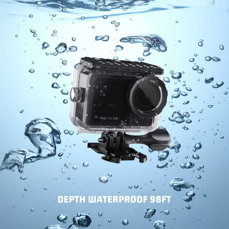 VILINICE FS01A Action Camera with 4K+1080P Resolution, 24 MP, Waterproof Case (New)