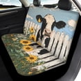 thumbnail image 4 of Pzuqiu Car Seat Cover Easy to Install, Compatible with SUV Seats Van Seats, Car Seat Covers Fit for Cars Truck Full Set, Cow, 4 of 10