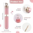 thumbnail image 2 of Paquete de 12 botellas rellenables de 6ml, color rosa, muestras, tubos de brillo labial, 2 of 5