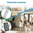 thumbnail image 2 of LCD Digital Wireless Indoor/Outdoor Thermometer Clock Temperature Meter, 2 of 5