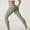 Army Green, variant on Brondbend Gym Pants Women Womans Leggings Elastic High Waisted Belly Control Workout Trousers Solid Color Fashion Tights Slim Fit Outdoor Athletic Jogger Army Green