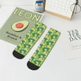 thumbnail image 7 of Pofeuu Cartoon Koala Bear and Leaf Print 30cm Socks, Adult Running Hiking Socks for Youth and Adult, 7 of 7