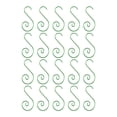 thumbnail image 1 of Esquirla 20 Pcs Crochets d'Ornement de Noël Accessoires Multifonctionnels Crochet en Forme de S Vert, 1 of 8