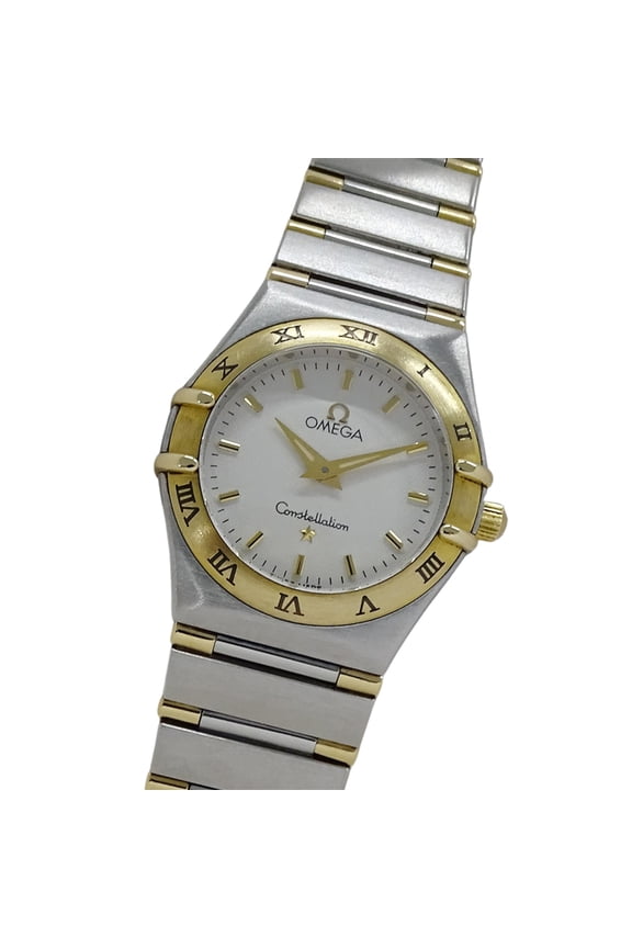 Pre-Owned OMEGA Constellation 1372.30 Women's Quartz Watch, Stainless Steel, Gold, and Yellow...