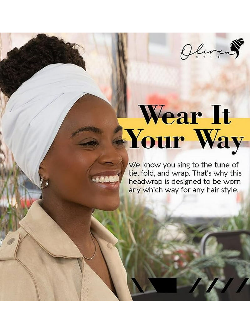 Olivia Sylx African Headscarf Head Wrap Scarf Headwrap for