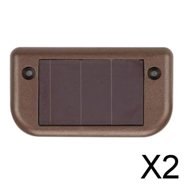 Paquete de 2-3 lámparas LED de energía solar para exteriores, camino, jardín, cubierta, luz blanca 2 piezas