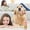 D, variant on Pet Chew Beer Bottle with Tennis Ball Dog Chew Toy, Water Bottle Interactive Dog Toys for Chewing and Playing, Crunch and Play Bottle Dogs Toy with Squeaky Sound