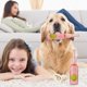 thumbnail image 1 of Juguete para masticar perro | Diseño interactivo de botellas y bolas | Caucho blando | Respetuoso con el agua y flotante | Juguete chirriante para la dentición para perros de todos los tamaños |, 1 of 4