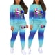 thumbnail image 1 of SAYOO Dos juegos de trajes de apoyo ropa deportiva femenina ropa de gran tamaño ropa de Mujer africana trotar 2 juegos de trajes de Mujer SAYOO moda, 1 of 5