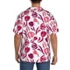 thumbnail image 3 of Fotbe Tulips Flowers Camisa Estampada de Manga Corta para Hombre, Casual de Verano, Estilo Playero, Sin Arrugas-3X-Large, 3 of 5