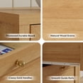 thumbnail image 2 of Joyyskill Nightstand with 2 Drawers, Wooden End Tables with Large Storage, Bedside Table, Natural Oak, 2 of 8