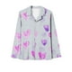 thumbnail image 5 of Puntoco Conjunto de pijama cómodo para mujer, conjunto de pijama informal de manga larga con estampado a la moda para mujer, 5 of 5