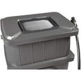 thumbnail image 5 of FCMP Outdoor 45 Gal Wood Grain Rain Water Catcher Barrel, Gray (2 Pack), 5 of 6