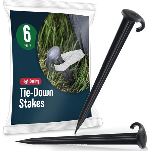 Plastic Stakes For Inflatables 7" [Set of 6] Replacement Stakes For