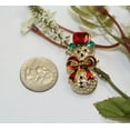 thumbnail image 5 of Snowman Rhinestone Christmas Pins & Brooches, 5 of 9
