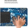 thumbnail image 6 of Large Extended Gaming Mouse Pad, 31.5x11.8in Big Desk Pad with Stitched Edges, Long Non Slip Rubber Base Mice Pads, Crane Bird, 6 of 6