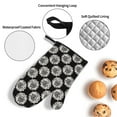 thumbnail image 3 of Cauagu White Sunflowers Print Oven Mitts and Pot Holders 4 pcs Set,Extra Thicken Long Kitchen Oven Glove Potholders BBQ Gloves-Oven Mitts and Pot Holders(11 Inch), 3 of 6