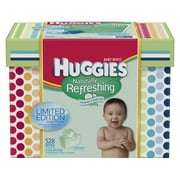 HUGGIES Naturally Refreshing Cucumber & Green Tea Baby Wipes, 528ct