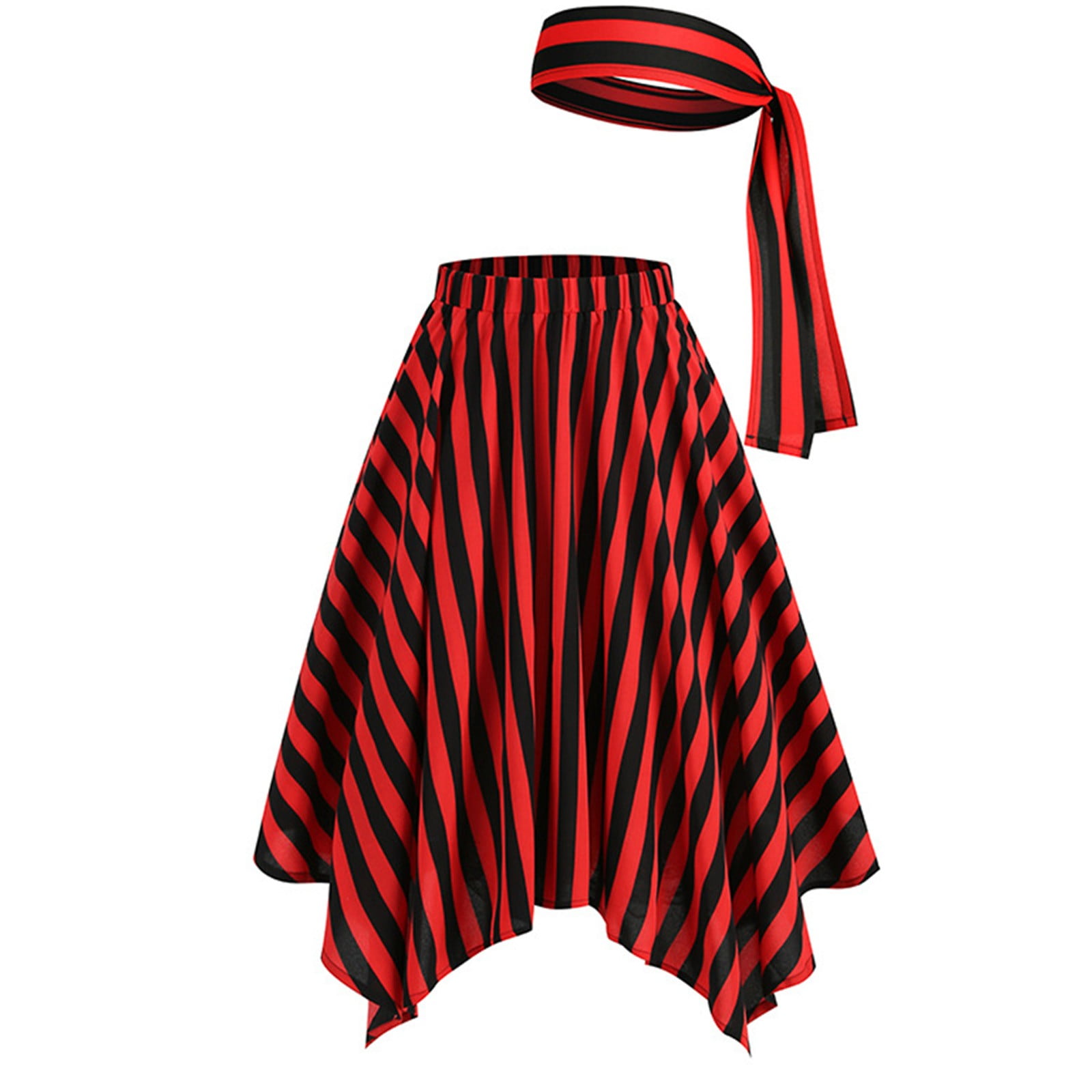 2025 Women's Belt Black Red Knee Length Dress for Women Stripe Irregular  Hem Skirt Knit Dress Summer Dress Women Petite Maxi Dresses Cocktail Dresses  for Women Casual - Walmart.ca