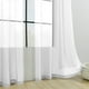 thumbnail image 4 of Panel de Cortina Semi-Transparente de Color Sólido | Gasa con Bolsillo para Barra | Poliéster, Nylon y Spandex Translúcido | Filtrado de Luz | Decoración Moderna Versátil | 52"x63" | Panel Único, 4 of 6
