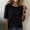5# Black, variant on Short Sleeve Sweaters Womens 2026 Spring Lightweight Loose Fit Knit Pullover Tops Cyan L