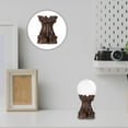 thumbnail image 6 of Wooden Sphere Stands for Display Crystal: Crystal Holder Wood Egg Ball Stand Decorative Stone Rock Display Holder for Home Decor Gemstone, 6 of 9