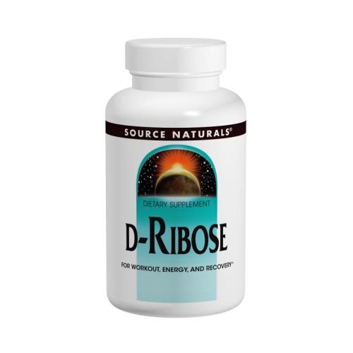 Polvo de D-ribosa Supplement Source Naturals, 200 g (paquete de 4)