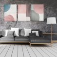 thumbnail image 4 of Abstract Canvas Wall Art Contemporary Pink Blue Art Prints Modern Poster Pictures Home Decor for Living Room Dining Room Bedroom Office Wall Decorations 12”x16”x3pcs, 4 of 6