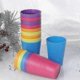 thumbnail image 3 of 15pcs Colorful Plastic Cups Home Beverage Drinking Cup Reusable Holiday Party Tableware And Party Supplies 101-200ml (mixed Color), 3 of 3