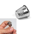 thumbnail image 3 of 10 Dedales de Metal Protección para Los Dedos de Espalda Protección para Manos Macarena Coser dedal, 3 of 6