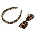 thumbnail image 5 of Unique Bargains 1 Set Stylish Leopard Print Hair Clips Hairdo Clips Yellow Brown, 5 of 5